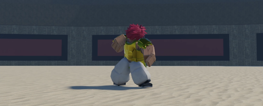 Fanalis fighter ready in a grounded stance