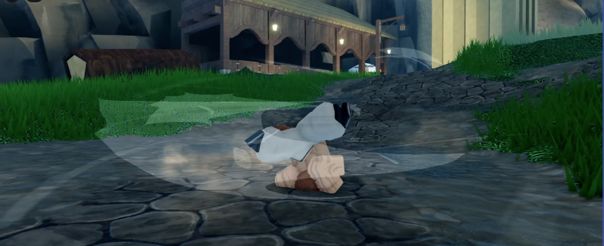 LegStyle fighter spinning into a sweeping kick